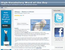 Tablet Screenshot of highvocabulary.wordsof.org